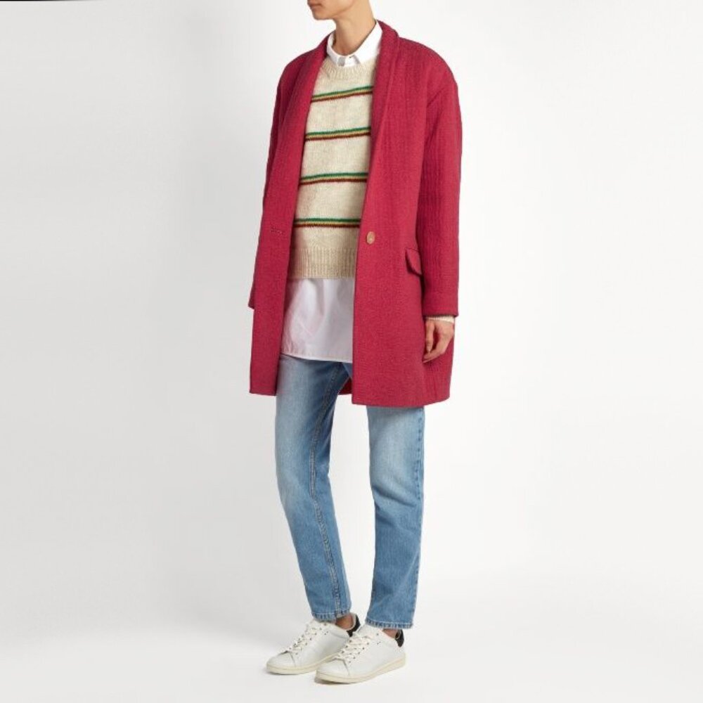Isabel Marant Etoile "Edilon" Coat in Pink, size 36. Fits like a 4